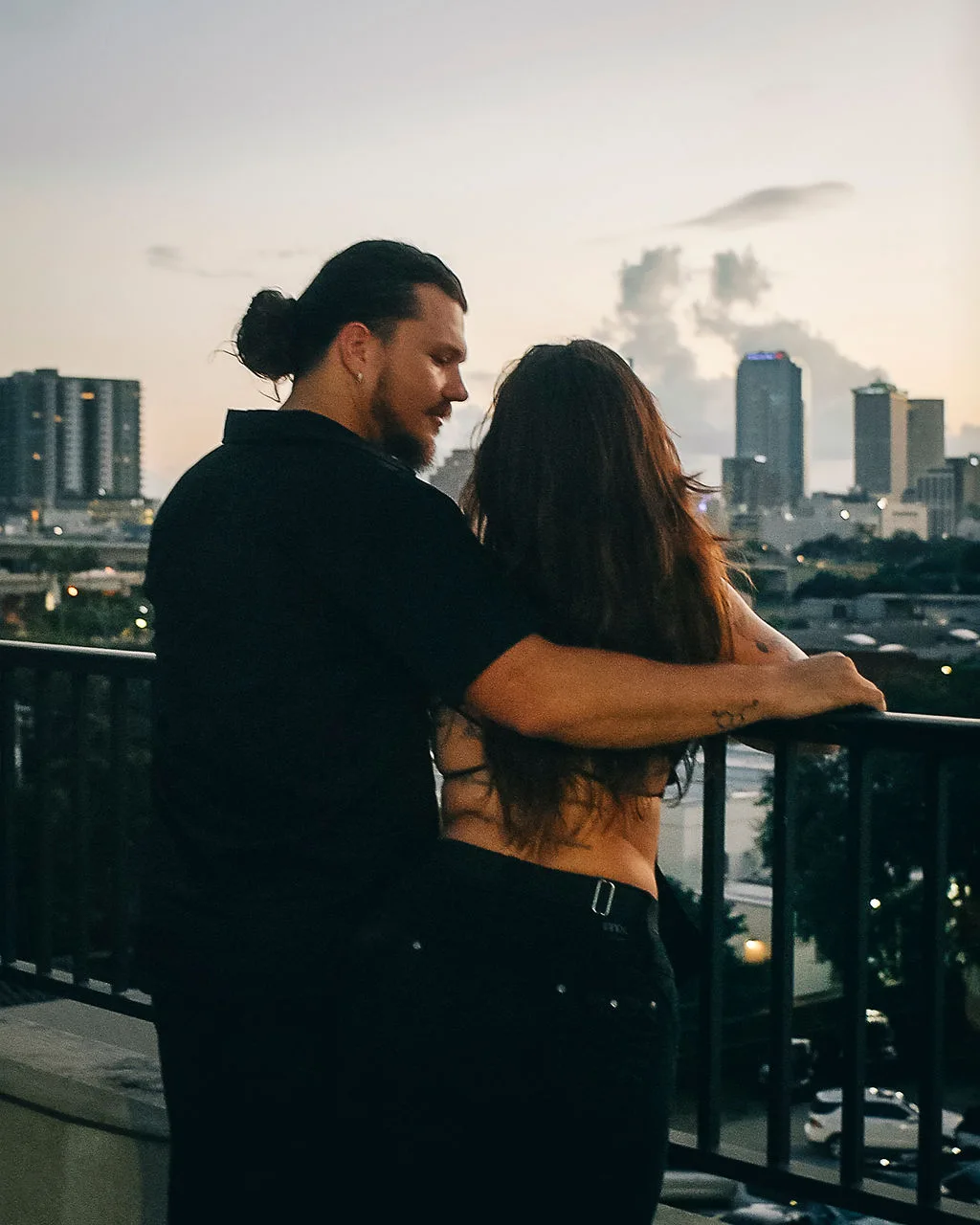 Couples session moment in Ybor