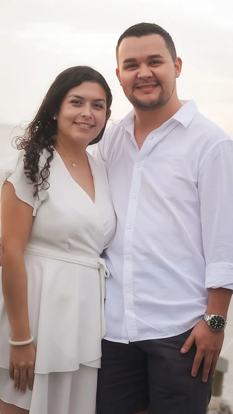 Couple photographed at Clearwater Beach